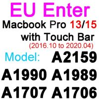 【✆New✆】 g8lumg แผ่นครอบแป้นพิมพ์โปร่งใสบางเรตินาแบบสัมผัส Macbook Air 13 11 Pro 13 15 16 17 12ฟิล์มทีพียู A2179 Eu