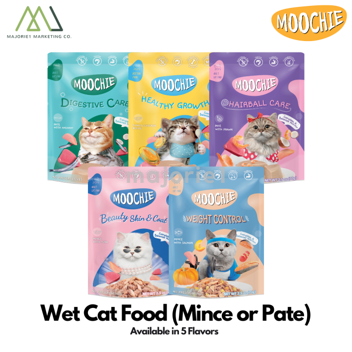 Moochie Wet Cat Food 70g / Mousse Cat Treats 70g | Lazada PH