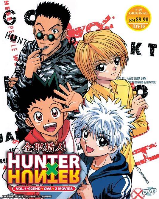 Hunter x Hunter Complete TV Series + 2 Movies Anime DVD 全职猎人 | Lazada