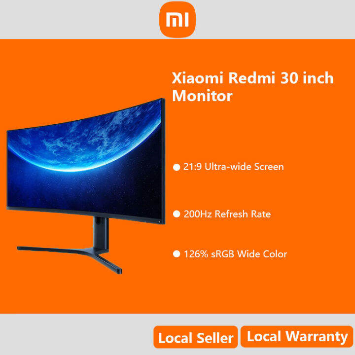 Xiaomi Redmi 30 inch Curved Monitor Mi Ultrawide VA Gaming Display ...