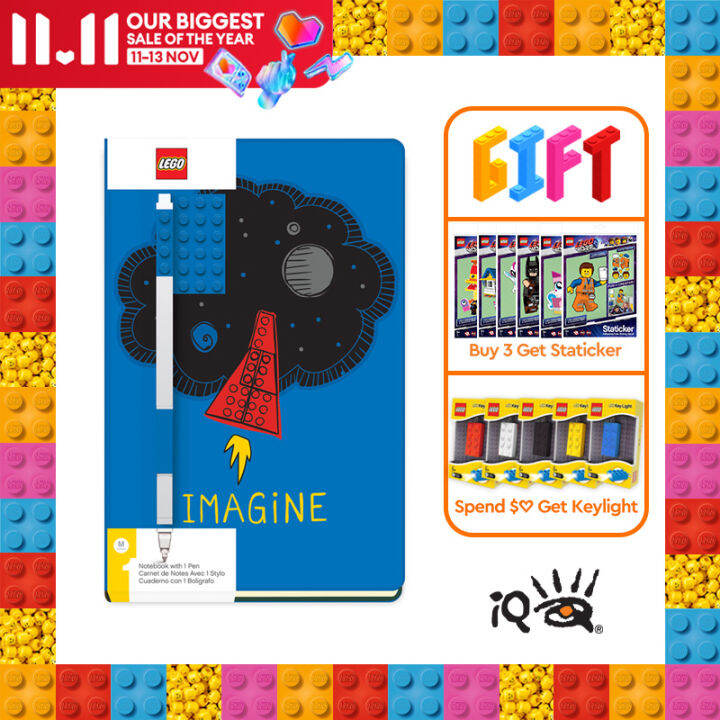 iq-lego-2-0-stationery-hardcover-notebook-journal-with-gel-pen-set-3-colors-available-14-2-x-21-4-cm-premium-thick-paper-perfect-for-school-office-or-home-imagine