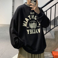 Privathinker Korean Mens Oversized Sweatshirts Graphic Printed Man Casual Hoodies 2022Winter Fleece Male Loose Pullovers Tops