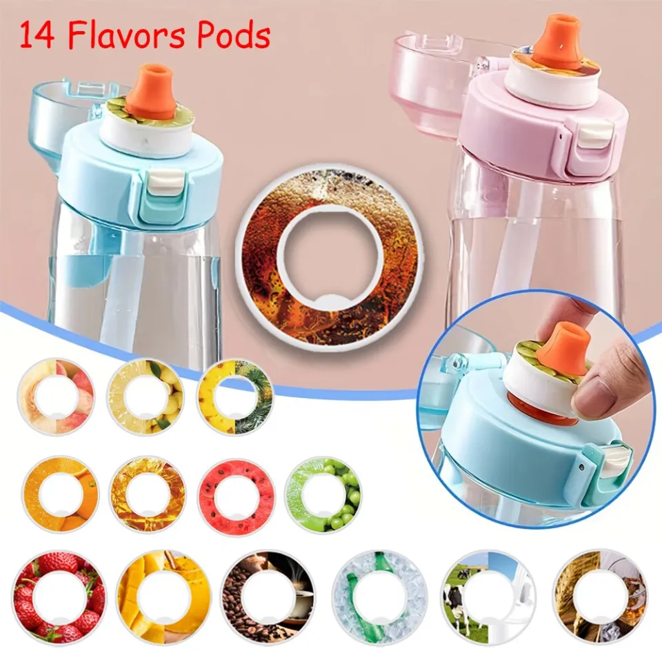 Pods Flavored Sports Water Cup Air Up Flavored Water Bottle Scent Water Cup  Flavor for Outdoor Fitness Straw Flavor Water Cup