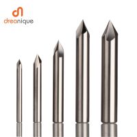 【DT】hot！ 1PC tungsten carbide Chamfer milling aluminium Copper60 120 DEG deburring end mill degree V groove router bit