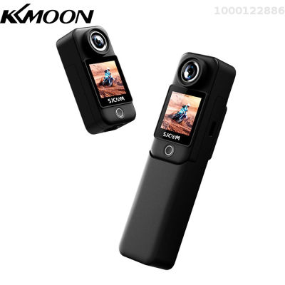 KKmoon SJCAM C300 4K 30FPS กล้องแอ็คชั่นขนาดเล็ก5G/2.4G หน้าจอควบคุมแบบสัมผัสคู่154 ° เลนส์มุมกว้าง6แกนระบบกันสะเทือนไจโร30M กันน้ำการมองเห็นได้ในเวลากลางคืนแบตเตอรี่ที่ถอดออกได้พร้อมแบตเตอรี่โมดูล2800MAh เพิ่มเติม