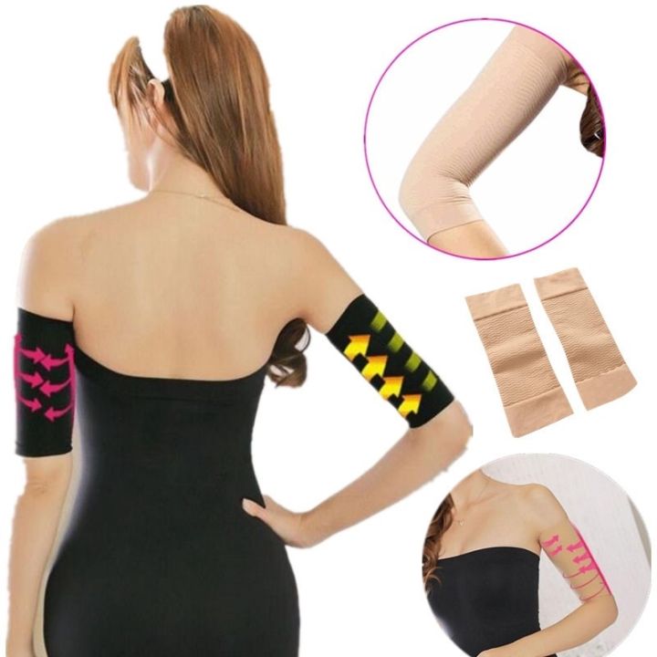 slimming-compression-arm-sleeve-shaper-calories-off-lose-fat-buster-shapewear