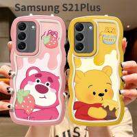 เคสโทรศัพท์ซิลิโคนกันกระแทกสำหรับ Samsung S30 S21Ultra S21 FE S21plus มากเคสแข็งฝารูปการ์ตูนลอนใหญ่