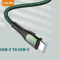 LDNIO PD 60W Fast Charging Cable Ultra Strong Charge Cable Type-C To Type-C สายชาร์จ Type-C To Lightning สำหรับ Huawei OPPO Xiaomi LC101