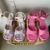 โค้ด 30DD915 ลดเพิ่ม 30% [พร้อมส่ง] Barbie pink shoes รองเท้าส้นสูงสไตล์เกาหลี