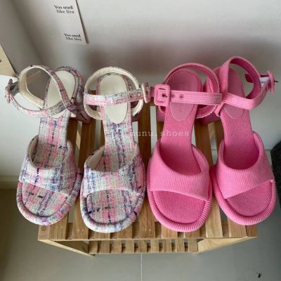 [พร้อมส่ง] Barbie pink shoes รองเท้าส้นสูงสไตล์เกาหลี