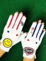 FEMaLE HaNdS FINGErLESS GOLF GLOVES LEaTHEr aNd PU wEar cOMFOrTabLE NON-SLIP PG SMILE GOLF FINGErTIP IN KOrEa aNd JaPaN