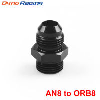 An-8 (an8 An 08) ถึงOrb-8 (3/4 UNF) O-ring BOSSอะแดปเตอร์ฟิตติ้งสีดำ