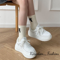 Kingdom_Fashion ยอดนิยม รองเท้าผู้หญิง รองเท้าผ้าใบ รองเท้าสุขภาพ รองเท้าแฟชั่น 36Z230908