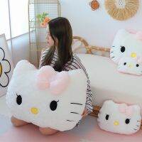 【MSSugar toy】ของเล่น Mssugar โซฟาเบาะรองหลังหมอนคัดลี่สบายของเล่นตุ๊กตานุ่มๆ Sanrio Hello Kitty,หมอนตกแต่งกอด Plushies ของขวัญคริสต์มาสสำหรับเด็กผู้หญิง