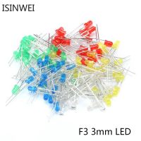 ✱◇☏ ไดโอด 3 มม f 3 led 100 ชิ้น/ชุด