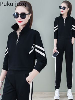 Tracksuits Womens Sports Suit 2022 New Casual Age-reducing Two Piece Set Spring and Autumn Sport Gym Suit Casual Woman Clothes