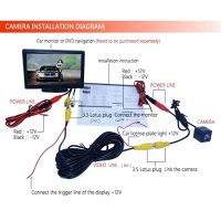 1 Set Car Auxiliary Camera for Peugeot 206 207 307 407 Citroen C2 C4 C5 DS4 Toyota Camry Verso