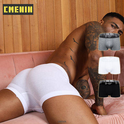 [CMENIN Official Sotre] Boxer For Men กางเกงใน (1 ชิ้น) Boxer Men Underwear Cotton Pouch Underpants Boxer Shorts Breathable Male Panties Underwear Fashion Boxers Trunks OR210