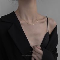 [COD] and winter new ins cold star necklace female niche light luxury high-end clavicle chain