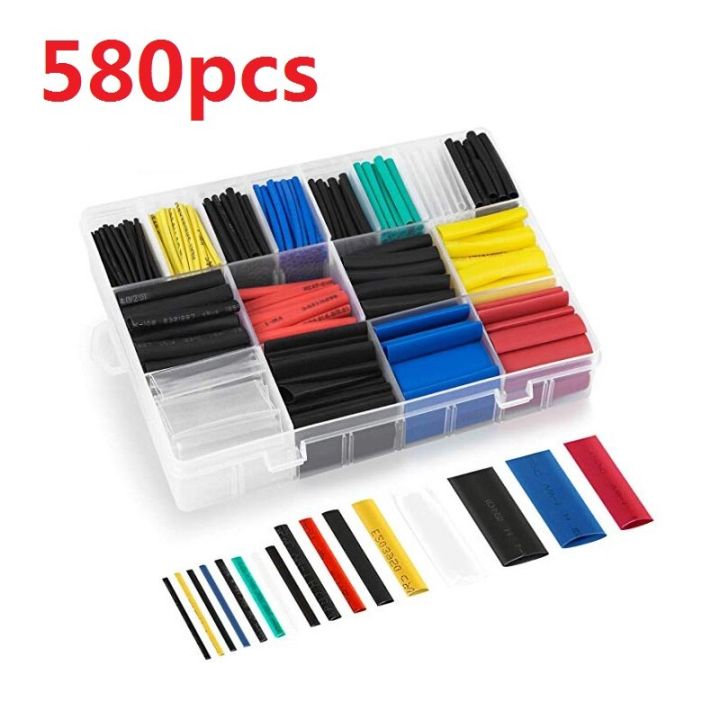 560-580-530-pcs-heat-shrink-tubing-insulation-shrinkable-tube-electronic-polyolefin-ratio-2-1-wrap-wire-cable-sleeve-kit-cable-management