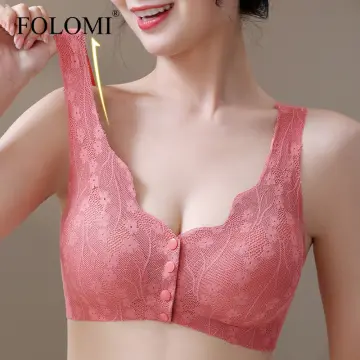 FallSweet Full Coverage Bras For Women Sexy Lace Brassiere Thin Cup  Minimizer Underwear Wireless Lingerie 36-44 B C D