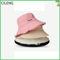 CILENG หมวกชาวประมงวินเทจฮิปฮอปสตรีทเกาหลี,Topi Bucket หมวกบังแดด