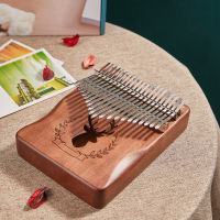 21ที่สำคัญ Kalimba เหล็กที่สำคัญไม้สะพานเหล็กปรับแต่งค้อนเครื่องดนตรีส่วน