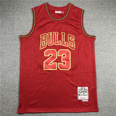 Ready Stock High Quality Mens Basketball Jersey 2020 Mens Chicago Bulls 23 Michael Jordann Mitchell Ness Red Swingman Jersey