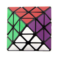 Lanlan Octahedron Magic Cube Puzzles สีดำและสีขาว Lanlan Face Turning Octahedron Cubo Magico Toys