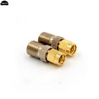 F Type Female Jack to SMA Male Plug Straight RF Coaxial Adapter F connector to SMA Convertor