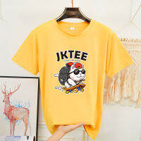 BK-246*เสื้อยืดแขนสั้นพร้อมส่ง 8สี ลายการ์ตูน ขายดีตามเทรนต์ ลายน่ารัก สีสันสดใส่น่ารัก ใส่ได้ทั้งหญิงและชาย (S-3XL) **ปลีก-ส่ง***