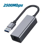 USB 3.0 2.5 Gigabit RTL8156B Network Card 2500Mbps USB to RJ45 Ethernet Adapter LAN Cable Free Driver for Windows7/8/10 MacOS PC  USB Network Adapters