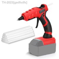 ◇ gadfsdfs Cordless Hot Glue Gun para 18V Battery Preheat Melt Repair Tool 7mm