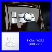 สติกเกอร์ตกแต่งคอนโซลกลางรถยนต์มัลติมีเดียปุ่ม E-Benz W212 2010-2015อุปกรณ์ตกแต่งภายใน