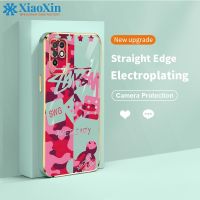 XiaoXin สำหรับ infinix Note 10 Note 10 Pro NFC หรูหราสีชมพูมิกกี้ลูกเต๋ากันชนนุ่มป้องกันกรณีโทรศัพท์