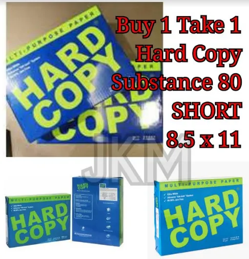 2 REAMS per Order / 1000 SHEETS / Hard Copy Bond Paper Buy 1 Ream Take