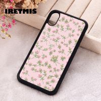 BGF Iretmis 5 5S 2020 Cover for iPhone 6 6S 7 8 PLUS X XS XR 12 13 MINI 14 PRO MAX Silicone Baby Pink Posie Rosie