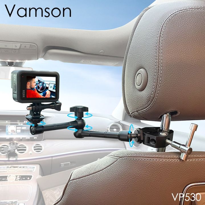 vamson-ขาตั้งคาร์ซีทปรับได้7-11นิ้วสำหรับ-gopro-hero-11-10-9กล้องแอคชั่นแคมเมราอุปกรณ์เสริมสำหรับ-insta360-dji