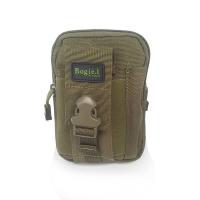 Bogie1 กระเป๋าร้อยเข็มขัด Pocket bag ผ้าคอร์ดูร่า 100%  (Cordura Pocket Bag) สีเขียว