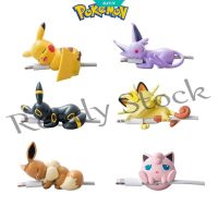 【hot sale】 ✷◄ B09 Pokemon Pikachu USB Cable Bites Figures Eevee Data Cable Protective Cover Earphone Cable Cartoon Meowth Toys [FUN]