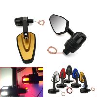 Motorcycle handle mirror with Turn LED signal light For DUCATI ST4S 821 MONSTER/DaRk/StRipe Scrambler Desert Sled