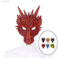 【LZ】▧◈  Horror Evil Dragon Monster Full Head Cover para Homens Mulheres Cosplay Prop Party Slayer Masquerade Halloween Festival Máscara Fantasia