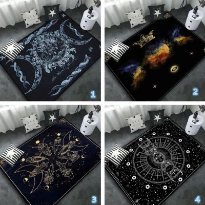 【CC】◇❁  Altar Wicca Satanic Area Rug Goth Spooky and Ocacult Room Witchcraft Supplies Alfombra