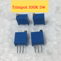 1ชิ้น Trimpot 100 K (104) +-10% 0.5W 25 Turns 100 กิโลโอห์ม 0.5 วัตต์ ค่าความผิดพลาด +-10% ตัวต้านทานแบบปรับค่าได้ แบบละเอียดหมุน 25 รอบ Series 3296 VR Potentiometers/ Variable Resistor Cermet คุณภาพดี ราคาเป็นกันเอง อะไหล่อิเล็กทรอนิกส์