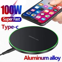 100W Wireless Charger Pad สำหรับ iPhone 14 13 12 11 Pro Max Induction Fast Wireless Charging Station สำหรับ Samsung Xiaomi Qi Chargers