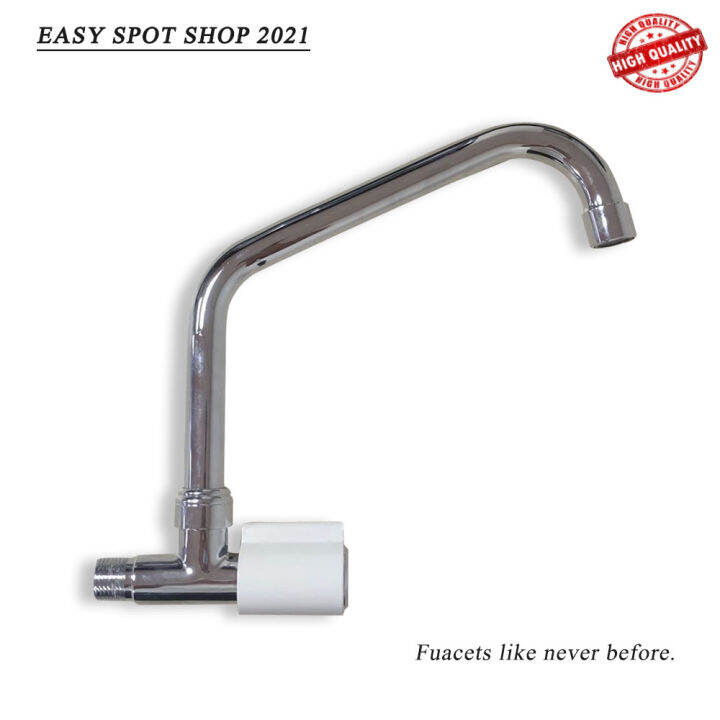 REGINA INWALL SINGLE LEVER KITCHEN TAP FAUCET WHITE GRIPO 9111AW