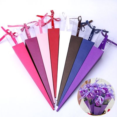 【YF】☎  1PCS Bouquet Packing Folding Material Paper