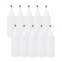 20Pack 120Ml PE Squeeze Dispensing Bottles with Red Tip Caps - Good for Crafts, Art, Glue, Multi Purpose