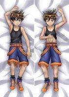 Dakimakura อะนิเมะปลอกหมอนหนุ่มบอยเดมอนส์ปลอกหมอนฮาโลวีนตกแต่งคริสต์มาส 2023