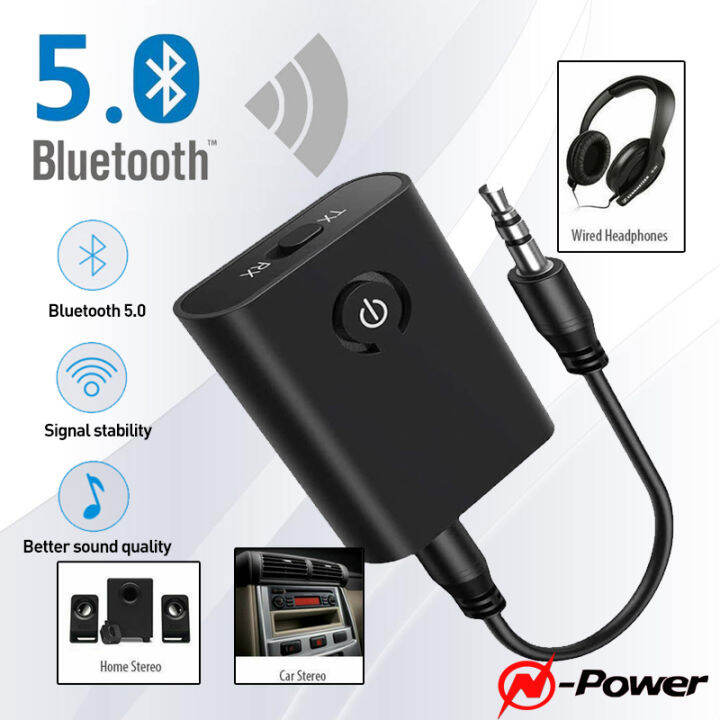 [In Stock] N-Power Wireless Bluetooth 5.0 Transmitter & Receiver A2DP ...